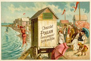 Seaside scene af French School